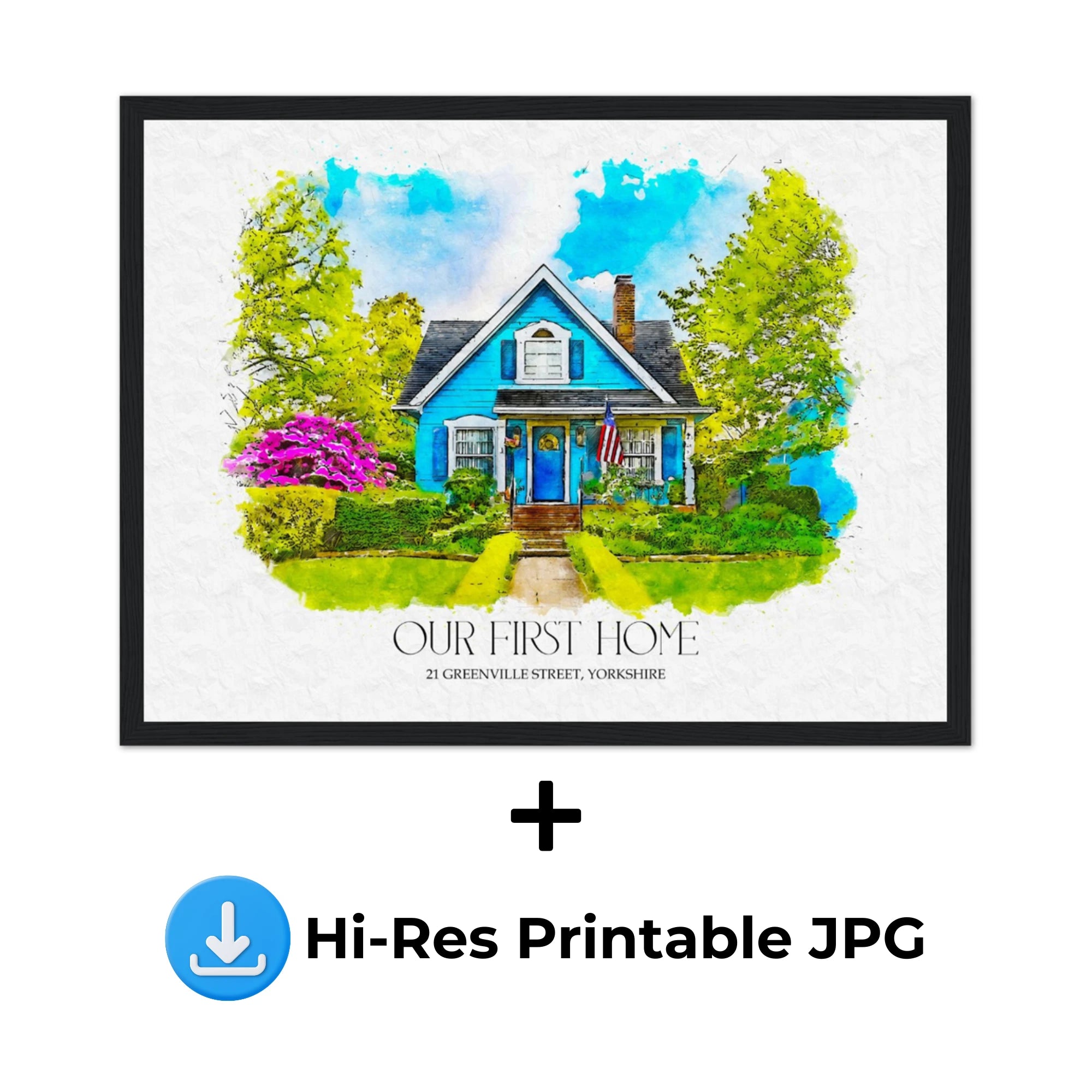 Personalized House Portrait