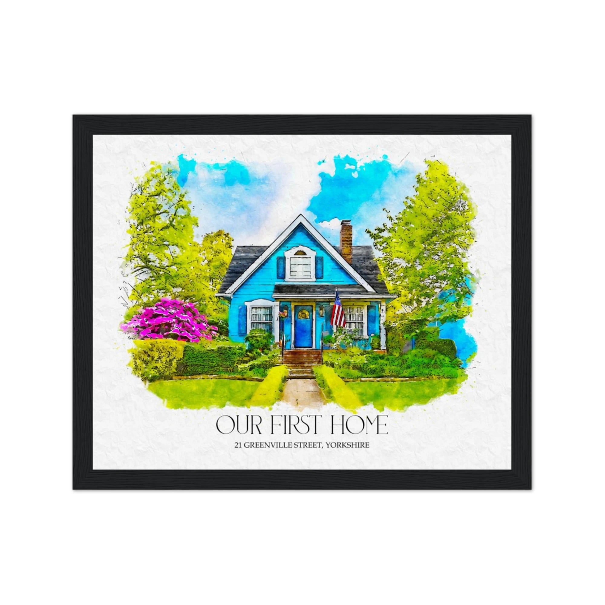 Personalized House Portrait