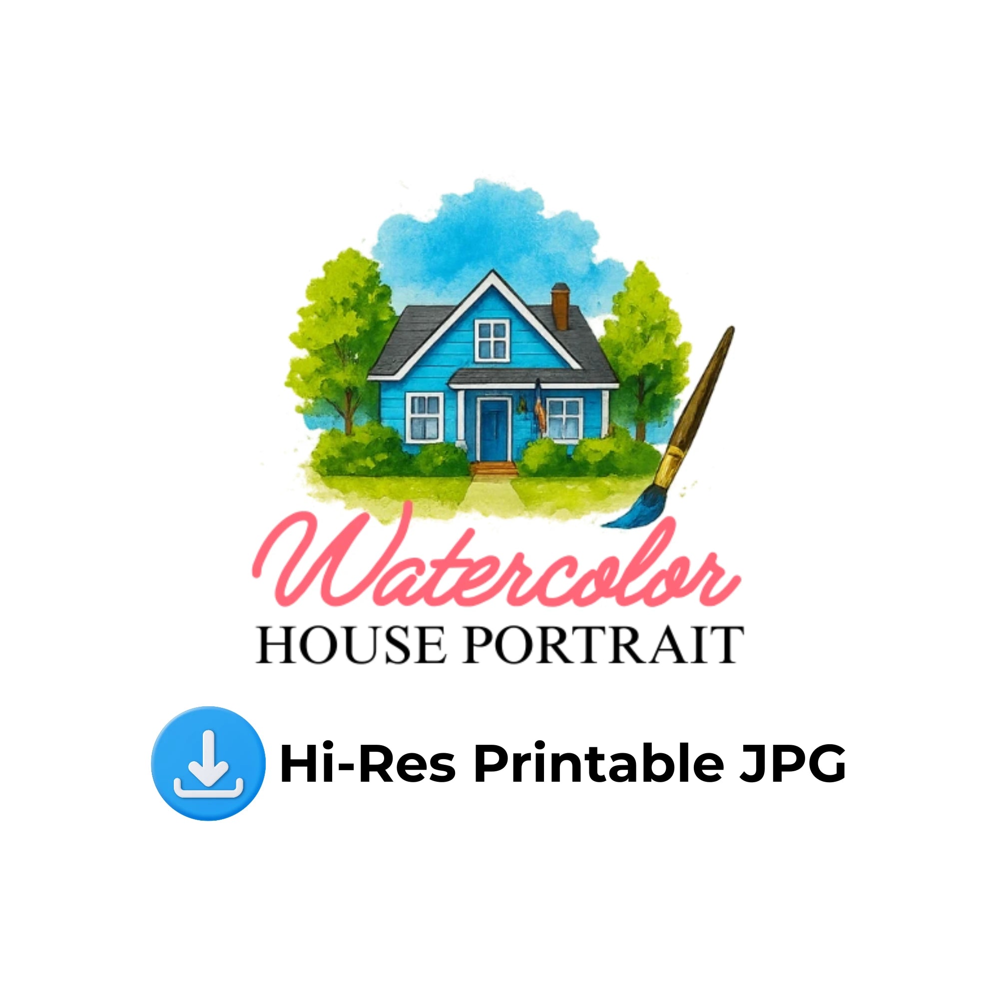 Personalized House Portrait